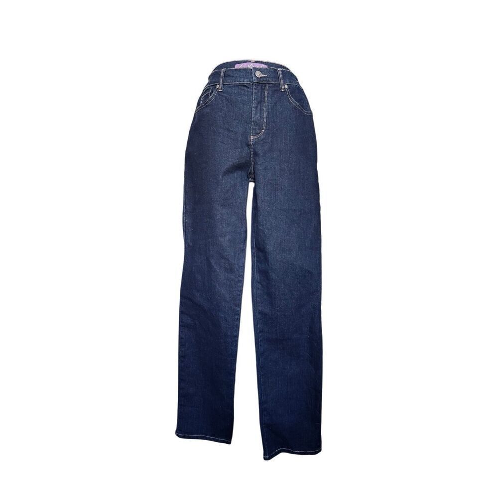 Gloria Vanderbilt Amanda Jeans Size 4 Dark Wash High Rise Straight Leg Classic